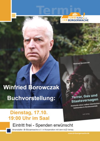 Buchpräsentation in der Bürgerwache: Winfried Borowcza