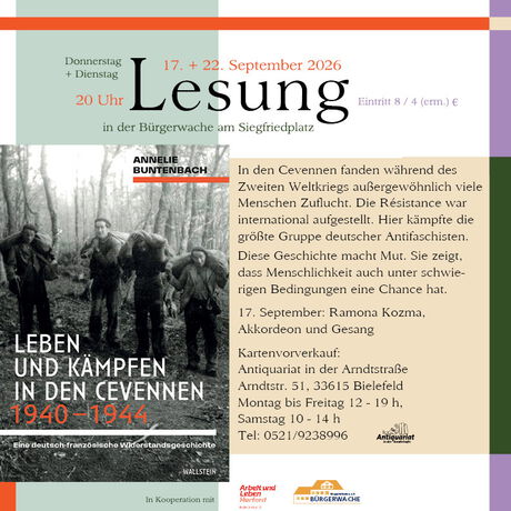 Lesung und Buchpräsentation